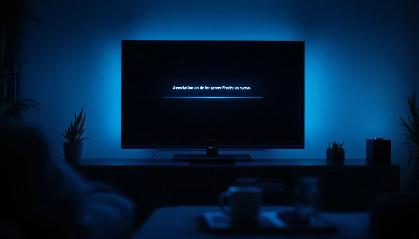 Freebox Player écran association serveur bloqué avec Freeplugs en cours