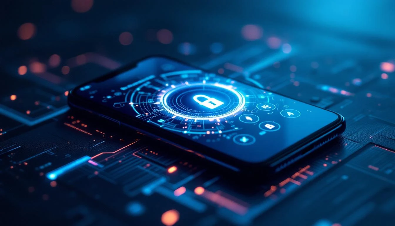 Illustration smartphone Android verrouillé prêt à débloquer sans réinitialiser