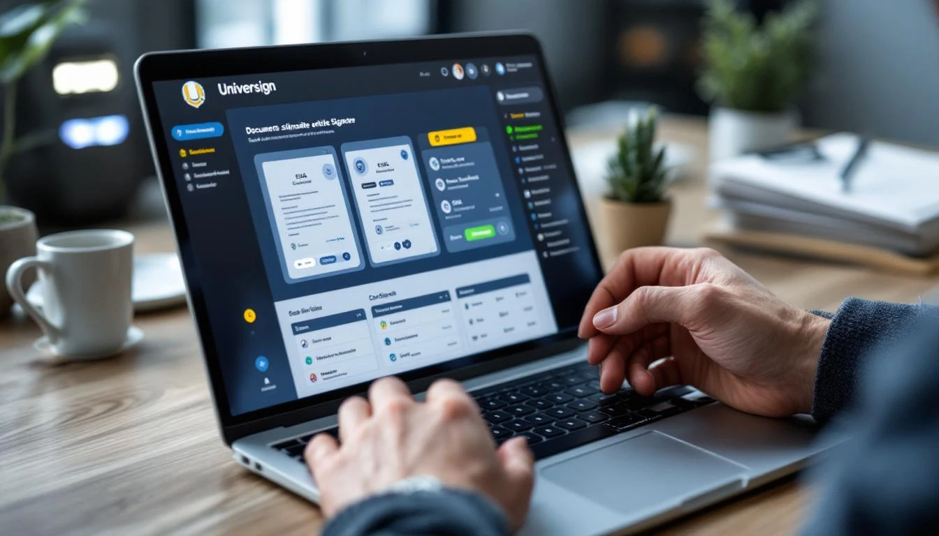 Dashboard Universign signature électronique qualifiée eIDAS pour PME françaises